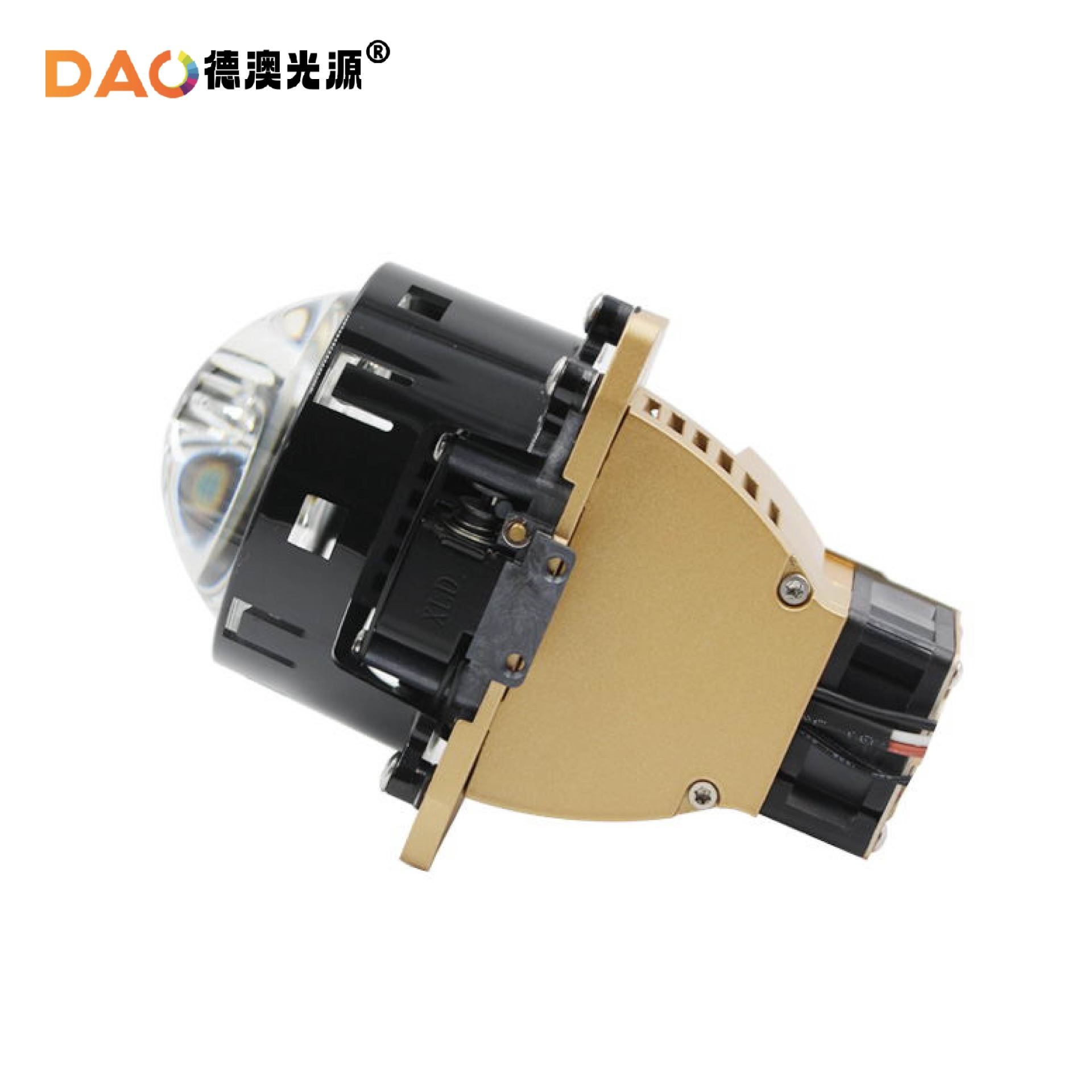 JG10 faro láser doble lente de luz directa de carretera lámpara del coche modificación Nueva Lejos y Cerca de lente láser integrado