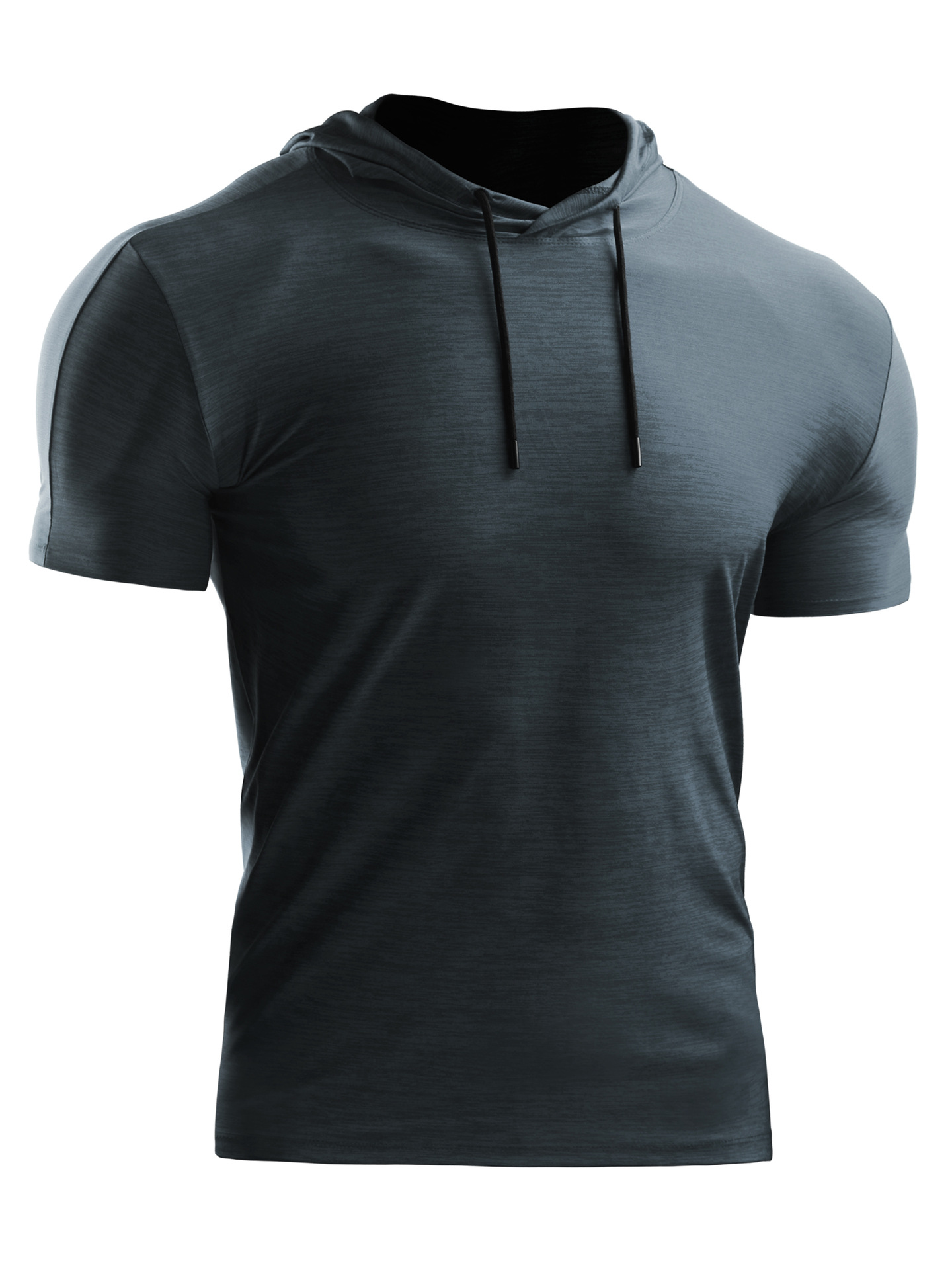 Marca de moda de verano con capucha de manga corta Camiseta suéter de los hombres más el tamaño de moda suelta deportes con capucha media manga Sudadera con capucha