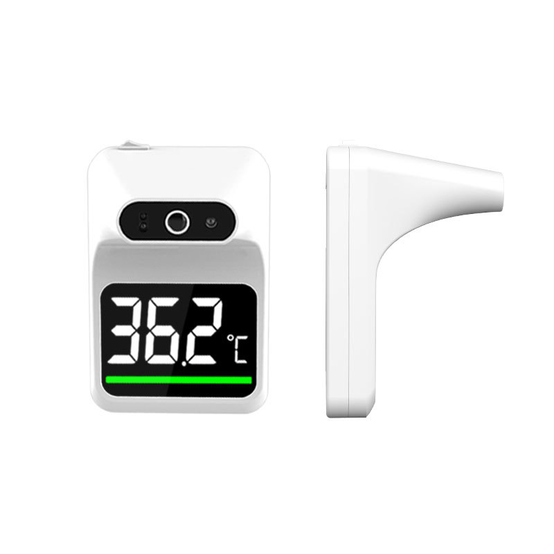 Vertical Infrared Thermometer, Fully Automatic Intelligent Voice Broadcast, Wall-Mounted Forehead Thermometer, Non-Contact Thermometer