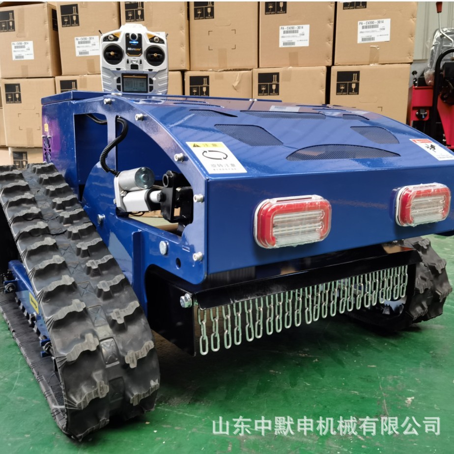 厂家直发智能遥控割草机 果园农场绿化自走式碎草机锂电割草机