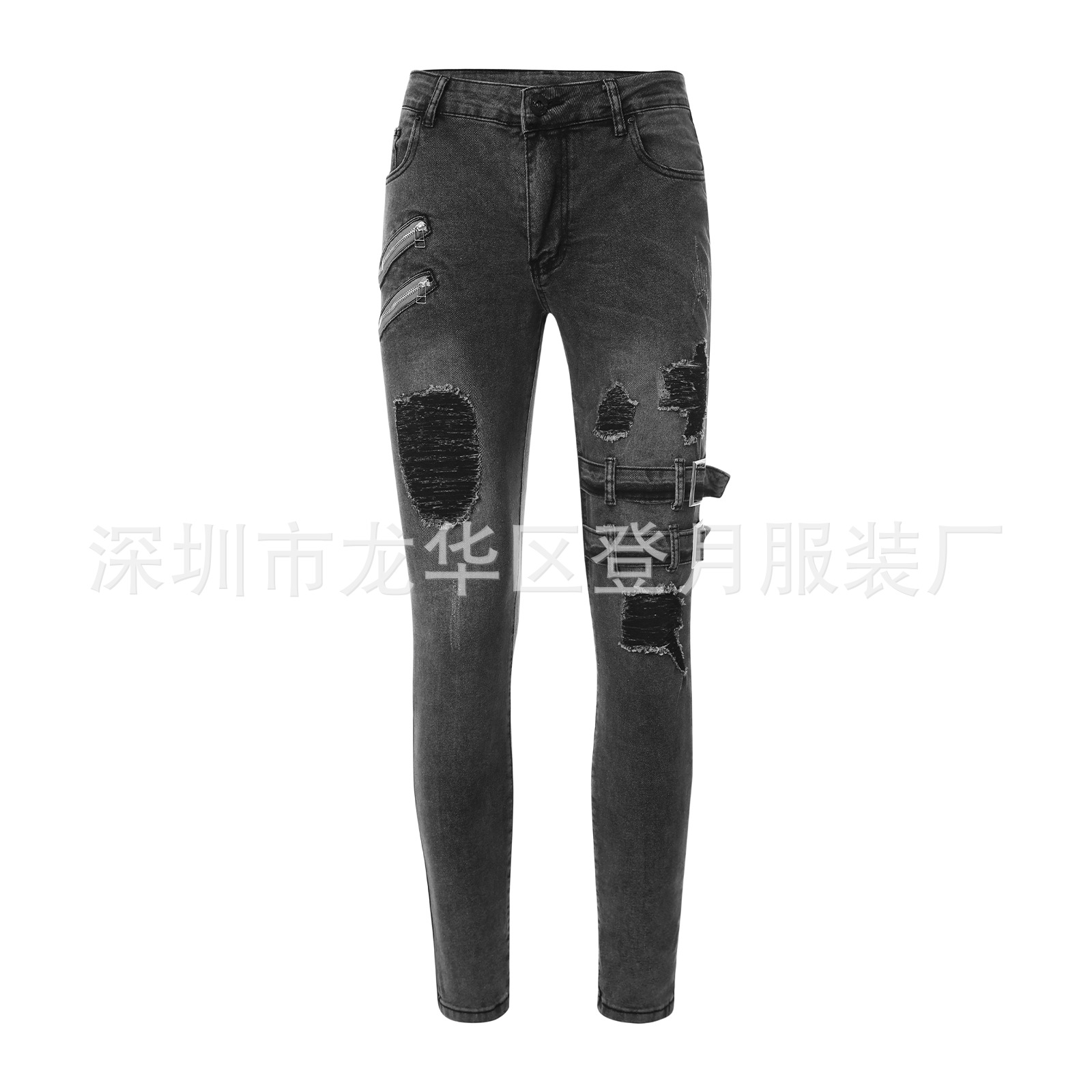 2022  Special For European And American New Locomotives, Personalized Fashion, Amazon Wish Special For Elastic Small Leg Jeans