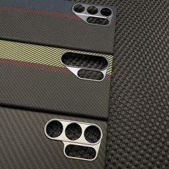 適用三星S24Ultra凱夫拉手機殼S24+芳綸纖維硬邊超薄新款手機殼