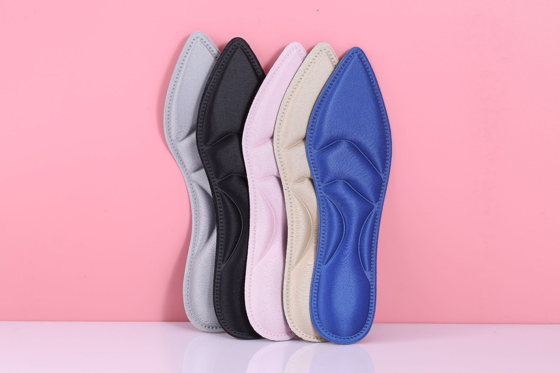 尖头高跟鞋鞋垫女保暖棉缩码防磨脚吸汗缓震防脚痛掉跟半码垫