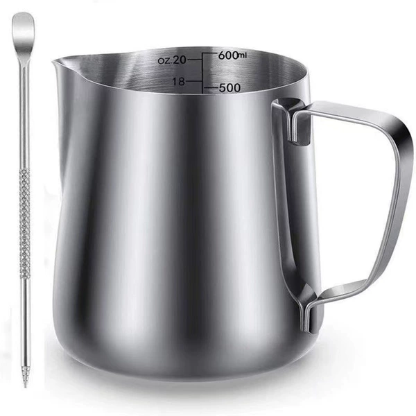 304 material-600ml latte art cup + latte art needle