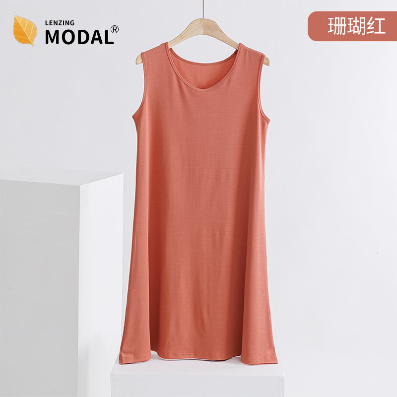 코랄 레드/민소매