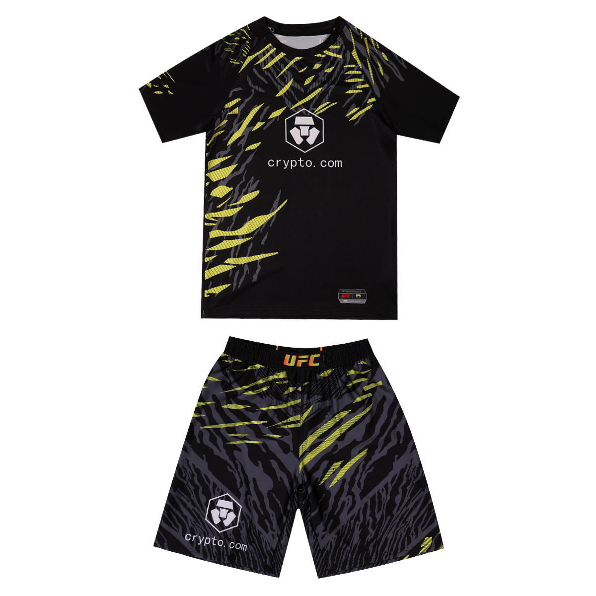 Fighting and Martial Arts Muay Thai Mma Training Clothing for Men and Women, Sports Fitness Ufc Short-Sleeve Shorts Boxing Outfit, Quick-Dry Set