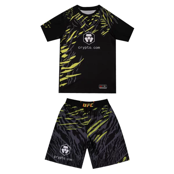 Martial Arts Muay Thai Mma Training Clothing for Men and Women, Sports Fitness Ufc Short-Sleeve Shorts Boxing Outfit Loose Fit
