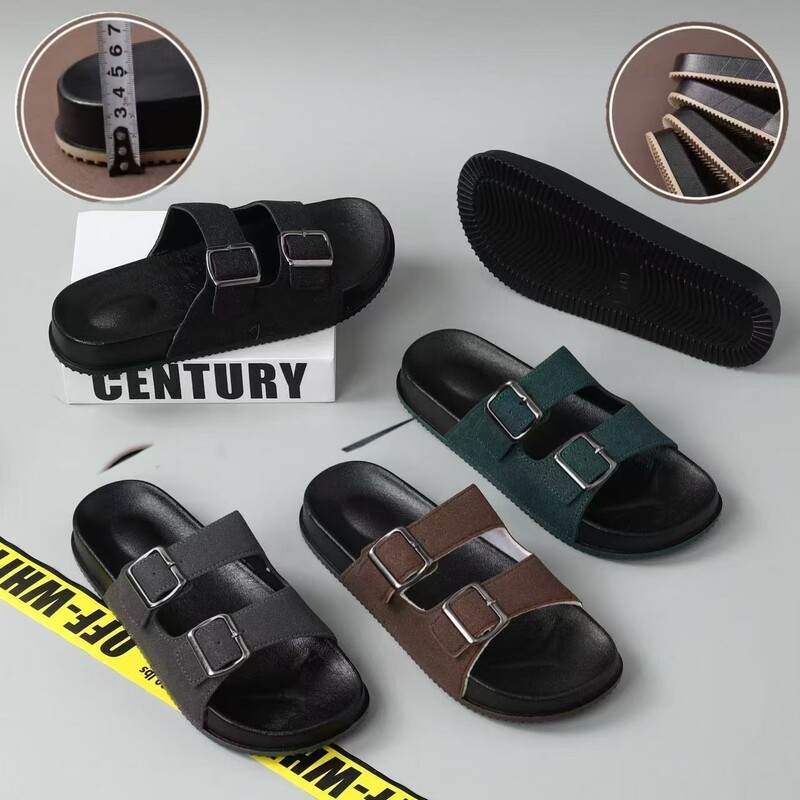 New Chinese Style High-End Men's Slippers Summer 2025 New Trendy Brand Old Style Going Out Soft-Soled Flip-Flops Beach Shoes New Chinese Style High-End Men's Slippers Summer 2025 New Trendy Brand Old Style Going Out Soft-Soled Flip-Flops Beach Shoes