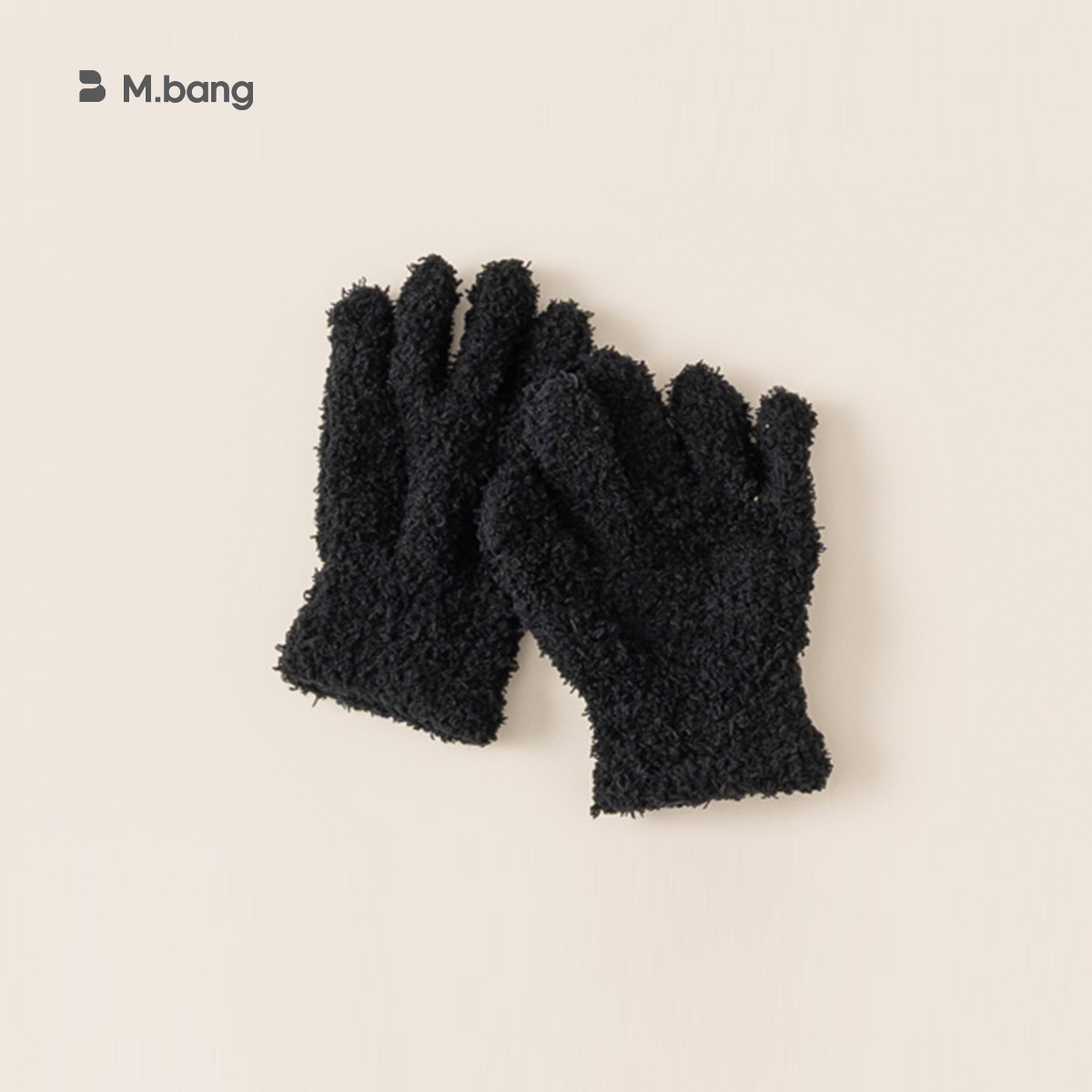 Yoobao ropa infantil guantes de niñas amor guantes de lana otoño y invierno nuevo bebé dulce guantes de punto de cinco dedos