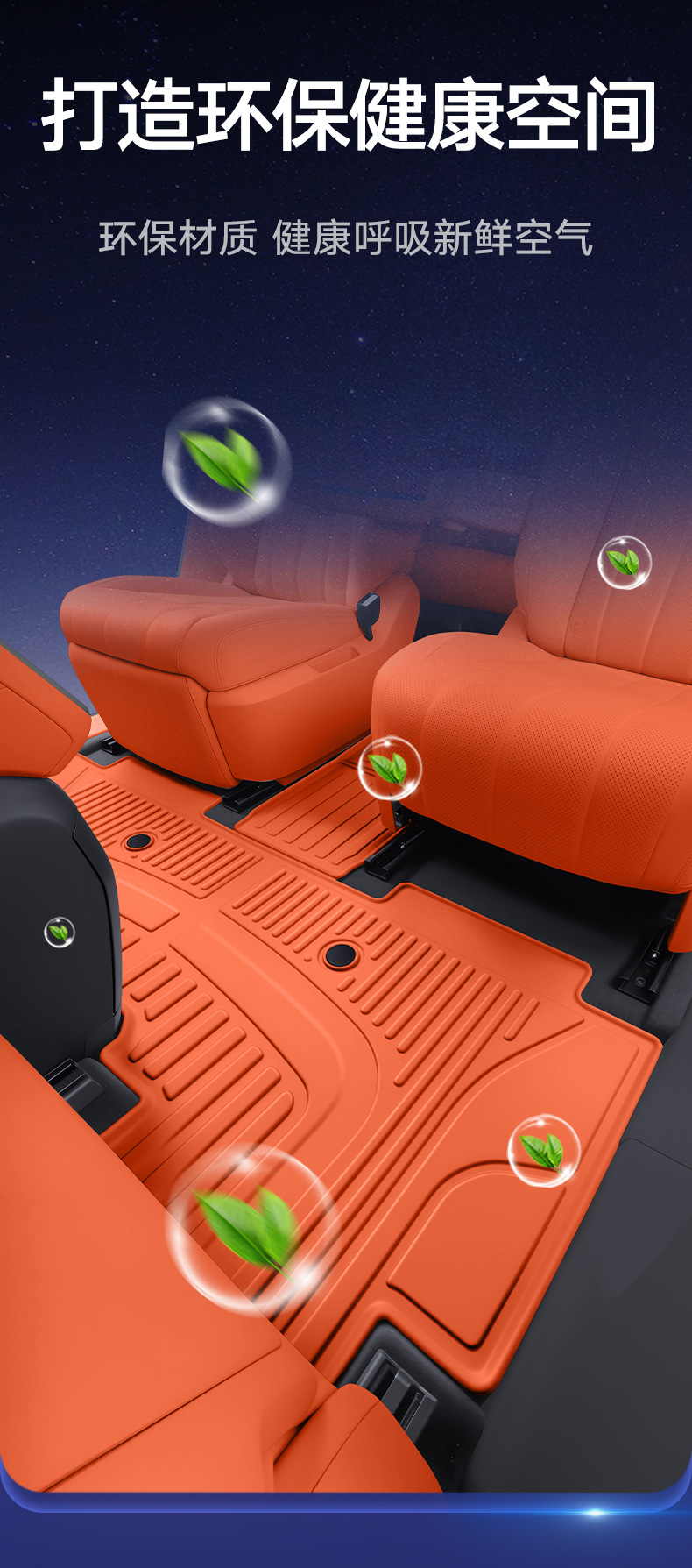 Haval Great Wall H10 special floor mats, TPE eco-friendly, original car color, waterproof, stain-resistant, wear-resistant, car modification floor mats