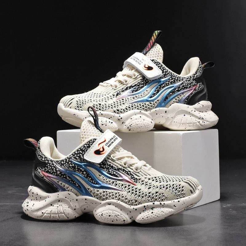 Summer 2025 New Boys' Shoes Mesh Cut Out Breathable Summer Trendy Basketball Kidsren's Sports Single Mesh Shoes Summer 2025 New Boys' Shoes Mesh Cut Out Breathable Summer Trendy Basketball Kidsren's Sports Single Mesh Shoes