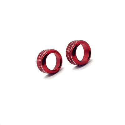 Car Interior Knob Ring, Other Automotive Interior Supplies - air-outlet-knob-ring-red-price-of-2-for-a-pair