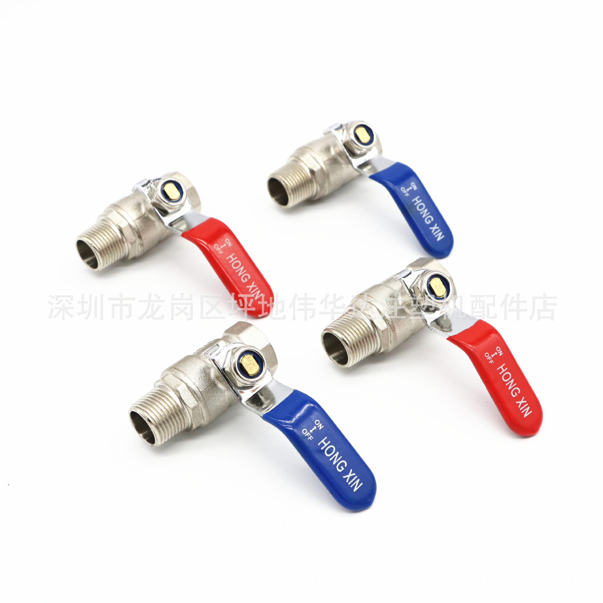 注塑机水排球阀耐温全铜球阀模具分水排球阀3分内外牙球阀直通