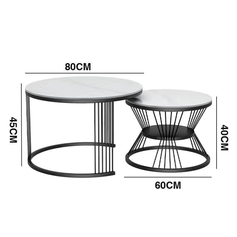 80cm+60cm 매트 스노우 마운틴 화이트-블랙 프레임