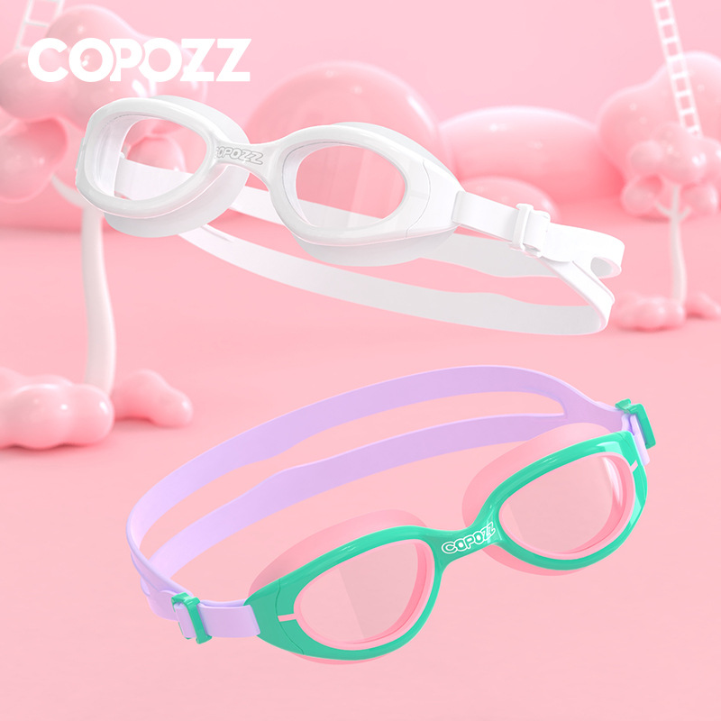 Gafas de Natación para Niños de 3-15 Años de PC Antiempañante