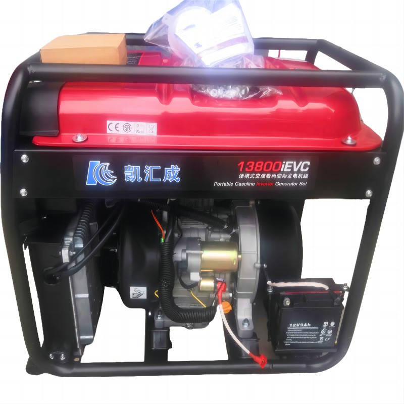 10KW凯汇成品牌户外开架变频汽油发电机组13800iE