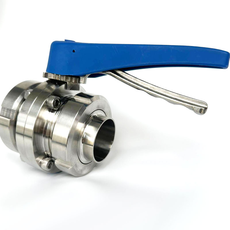 Ѽ���ֱ�����ֵ±��ӵ���DIN11851 UNION BUTTERFLY VALVE