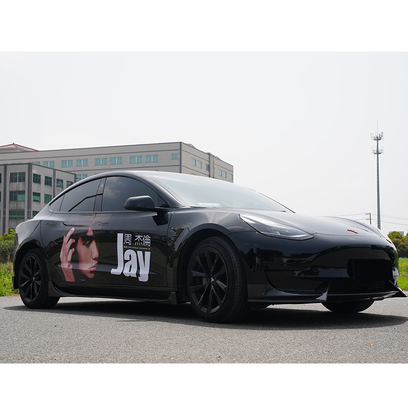 Front Lip Side Skirt Rear Lip Spoiler Body Kit for Tesla Model 3