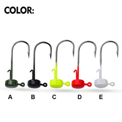 軟蟲鉛頭鈎路亞魚鈎加強鋒利野釣鱸魚鱖魚防脫餌垂釣魚鈎釣組批發