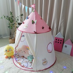 Ins Kids Tent Indoor Outdoor Princess 3 Years Boy and Girl Home Game House Baby Castle Small House Fabric