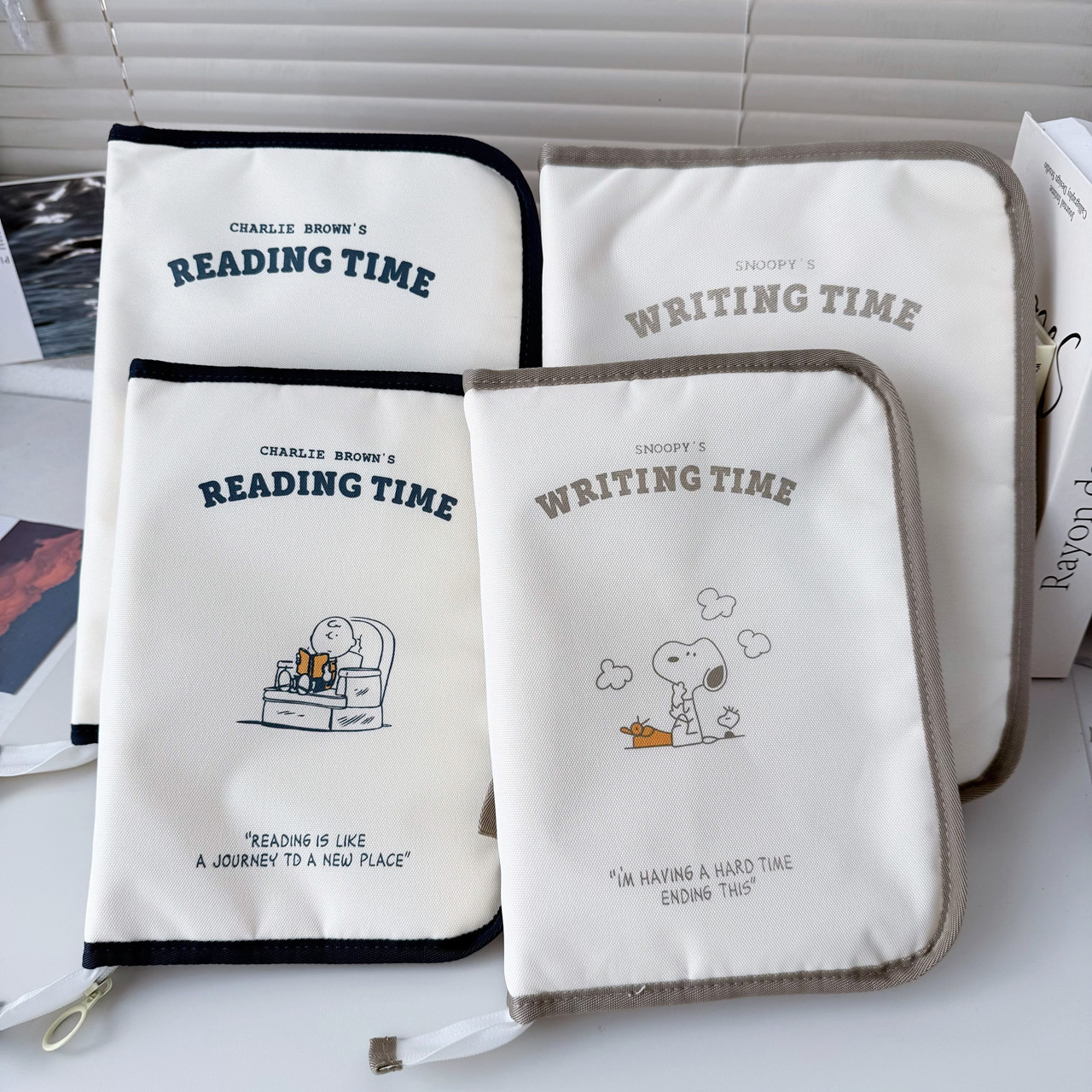 Ins Style 11inch Tablet Keyboard Bag Snoopy Cartoon Document Organizer Tablet Computer Storage Bag