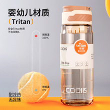 酷乐思580ML学生运动水杯男女夏季户外Tritan太空杯随手杯耐高温