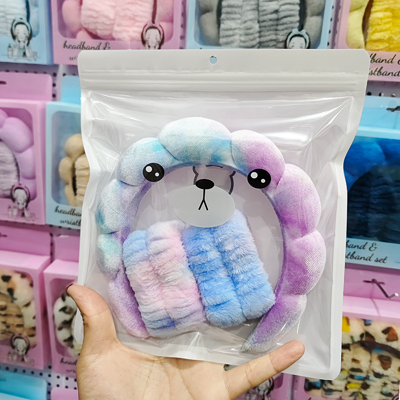 Europa, América, Amazon, nueva diadema de nubes, belleza, yoga, diadema de todo fósforo, esponja para el lavado de cara, diadema, cinta para el cabello, caja de regalo