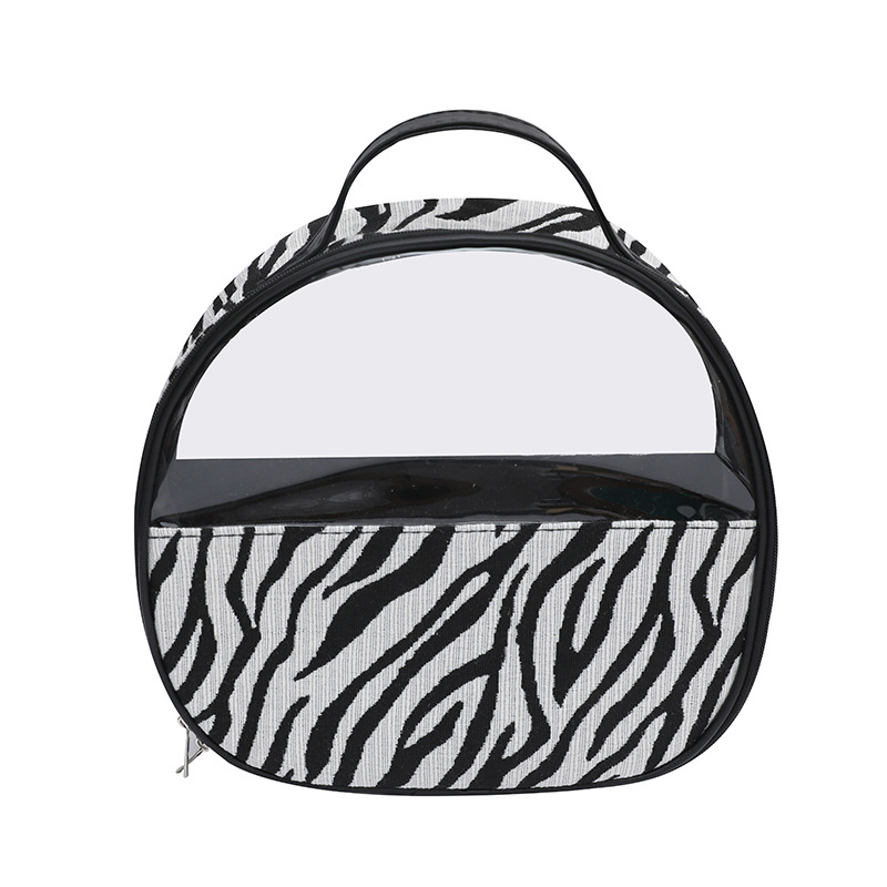 Bolsa de cosméticos estilo 2025, bolsa de cosméticos a cuadros, serie blanco y negro, bolsa de almacenamiento impermeable.