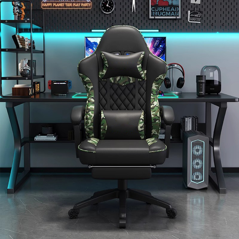 Silla de deportes electrónicos Silla de juegos Chair de gaming silla de computadora respaldo hogar ergonómico silla de oficina reclinable