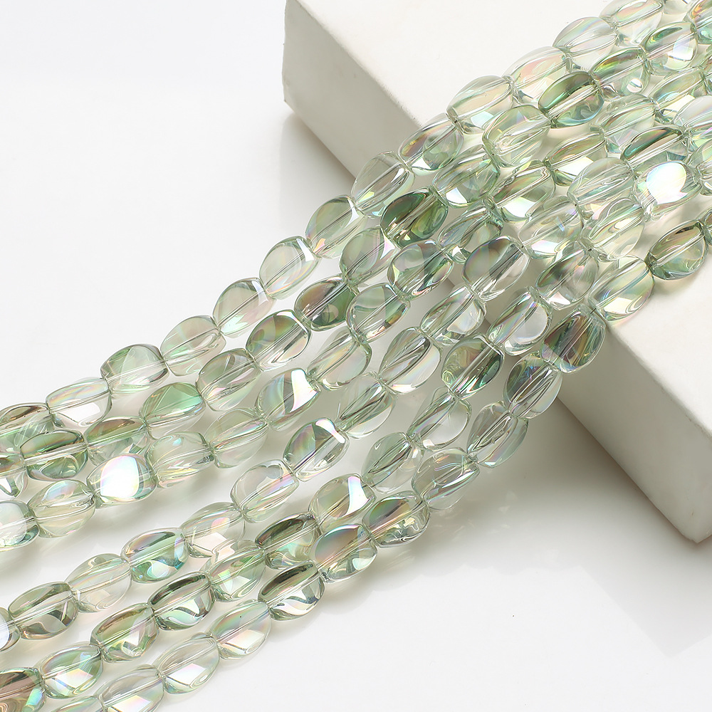 32g Weight Beads Jewelry Making Type 10 * 12mm Jewelry Making Size DIY Jewelry Accessories Classification 20 PCS/Package Quantity glass Material Irregular Pattern Plating Design Simple Style Style 20 PCS/Package 10 * 12mm Glass Irregular DIY Jewelry Accessories Beads 13