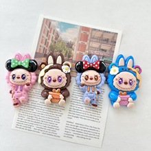 新款拉布布大卡冰箱贴磁性冰箱贴ins洞洞板磁铁大号装饰磁力贴