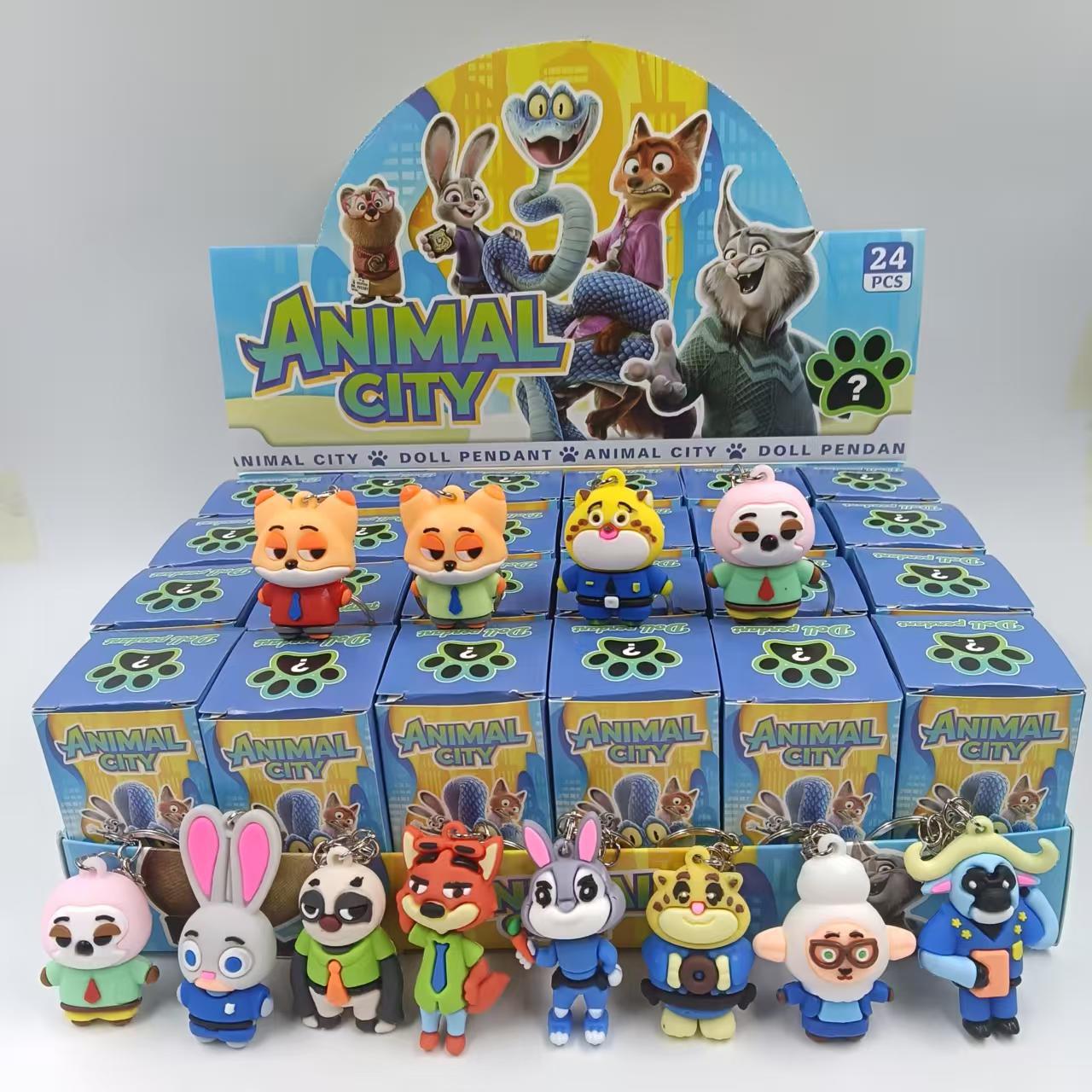 미친 동물들 [24개입] 모두 큰 인형입니다.