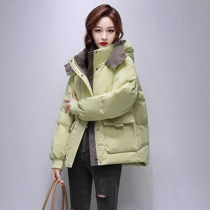 2025 Winter down Jacket Women's Short Style Slim Fashion Large Size Petite Versatile Casual Jacket Trendy