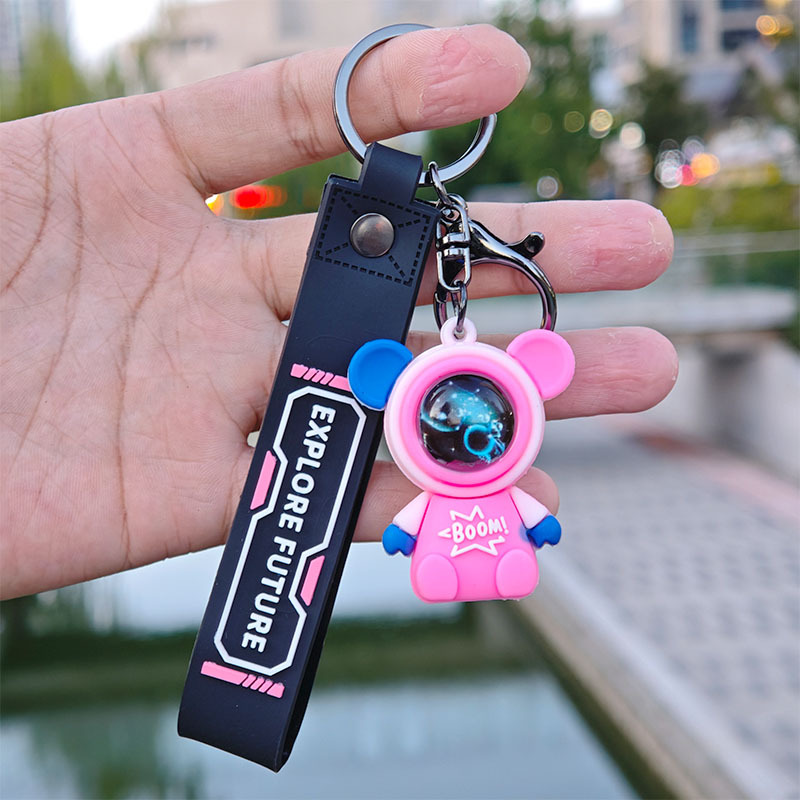 Viaje creativo transfronterizo, muñeca de cielo estrellado, llavero de astronauta, colgante de bolso, decoración de coche, regalo de evento