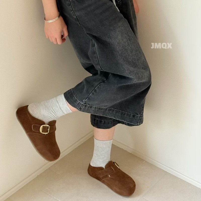 滨莉复古厚底包头半拖女25秋季新款真皮勃肯拖鞋一脚蹬懒人女拖鞋|undefined