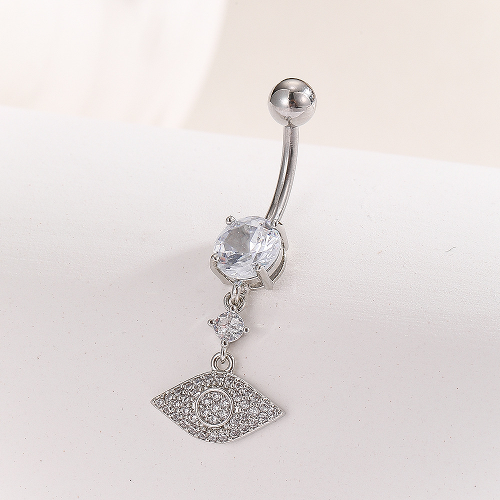 New Bow Zircon Navel Ring Belly Button Piercing Jewelry Online Wholesale Gold Copper detail image 10