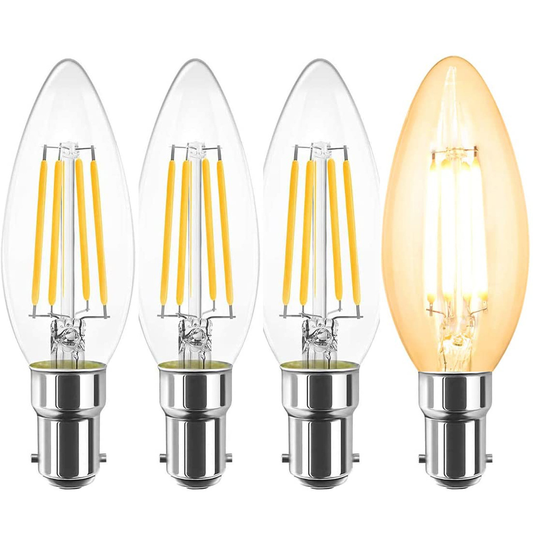 B15灯头 C35 led灯丝灯泡B15 欧规 220V钨丝灯泡 装饰用尖泡