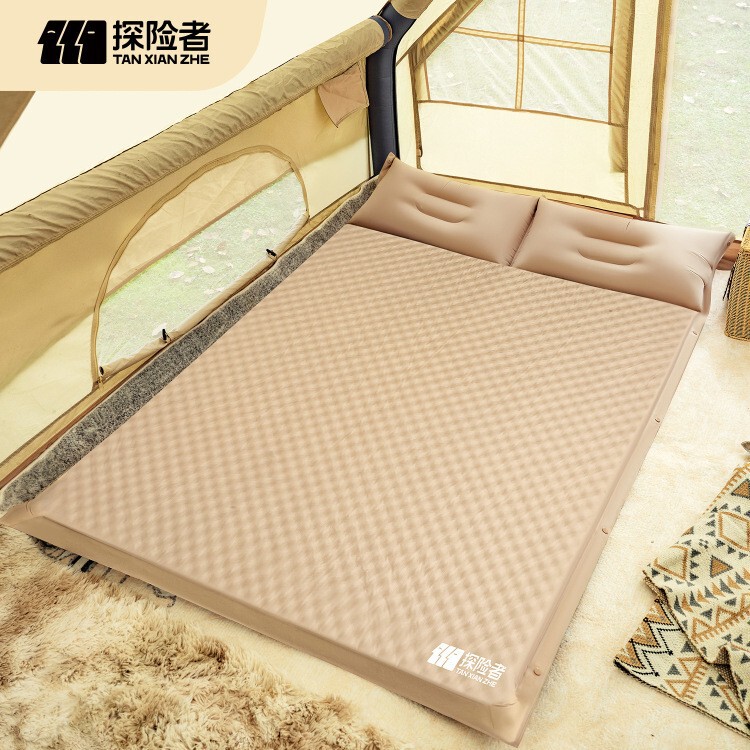 Explorer Inflatable Mattress Outdoor Portable Camping Style Floor Tent Inflatable Mattress Automatic Air Bed Sleeping Pad Floor Mat
