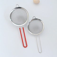 A5L Baking Tool Stainless Steel Handheld Flour Sieve Kitchen Filter Sugar Powder Sieve Soy Milk Sieve 3