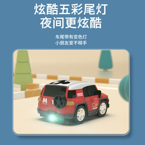 Black Technology C17 Watch Remote Control Electric Mini Car Racing Toy for Boys and Girls, Friends' Gift