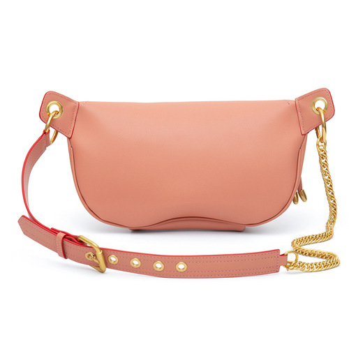 Leather bag  new design crossbody top bag for women trendy women's bag small bag versatile leather waist bag for women fashion ins