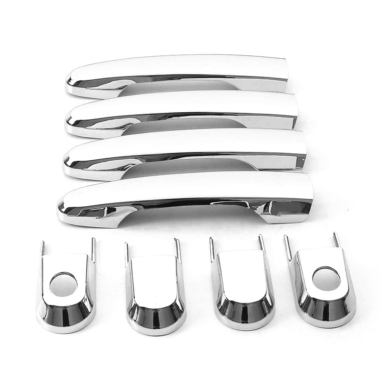 Adecuado para 04-09 Hyundai Tucson manija de puerta decoración del cuerpo manija de cuenco de puerta accesorios antiarañazos