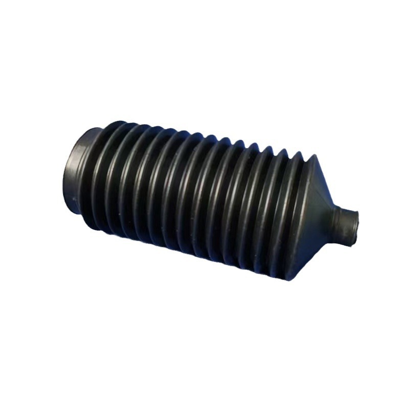 cubierta de polvo de tornillo de caucho arnés de cableado automotriz cubierta de tornillo de polvo mecánica protector de ondulación telescópico cubierta de goma de amortiguación