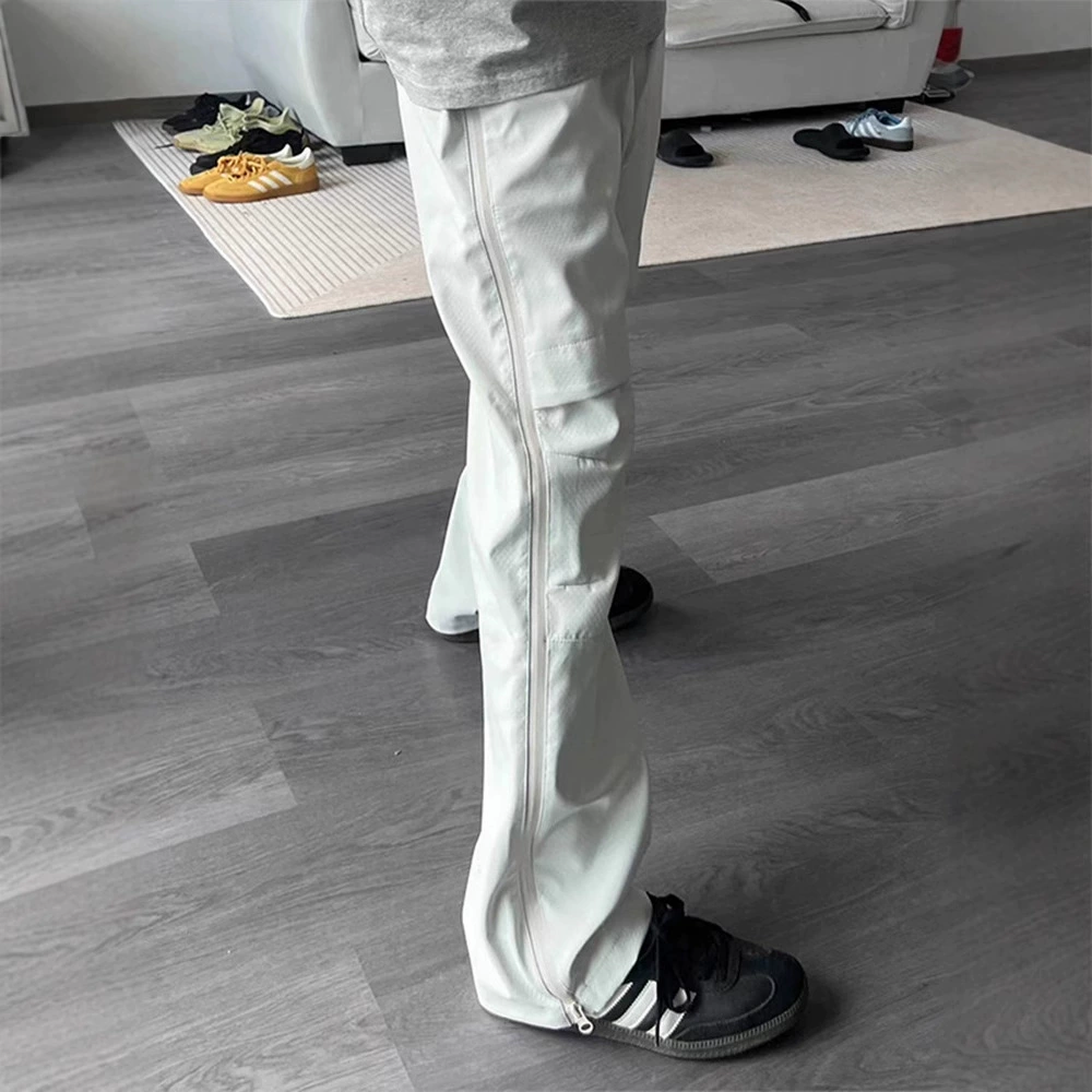 Белый 714 мягких штанов для мужчин водонепроницаемый американский функциональный боковой молния брюки на открытом воздухе профессиональные походные брюки