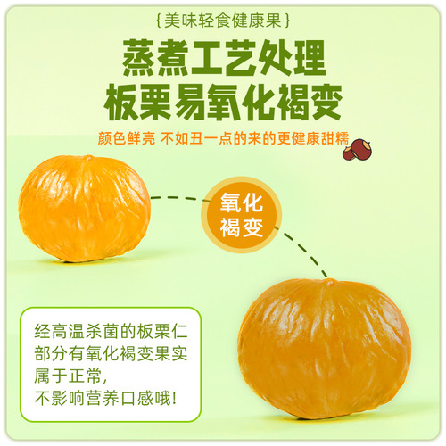 Wholesale Chestnut Snacks for Pregnant Women, Chestnut Oil Chestnut Kernels, Sweet Chestnut Kernels, Ready-to-Eat Small Packaging Peeled Qianxi Chestnut Meat
