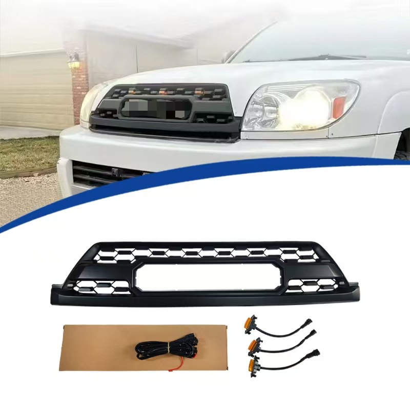 Suitable for 03-05 Toyota 4Runner Modified Trd Style Front Grille Replacement Installation Made of Abs Material