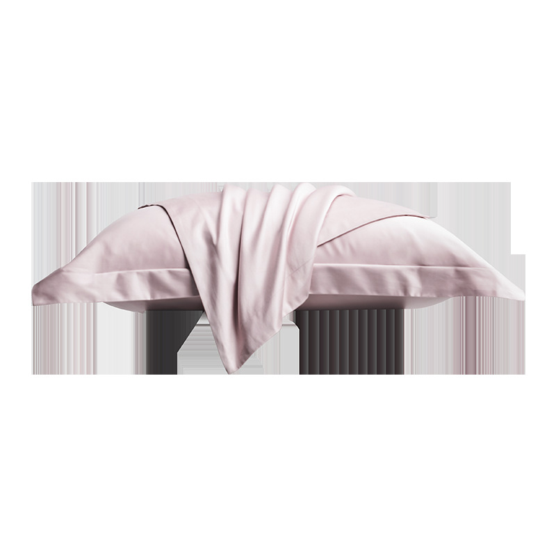BG54 Laffiel 100% Cotton Pillowcases - Set of 2 - Luxurious Couple's Pillowcases - Plain Color Double Pillowcase
