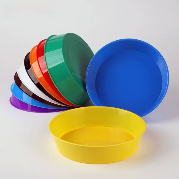 Paint Bowl Kidsren's Painting Colorful Plastic Palette Kindergarten Painting Graffiti Watercolorful Acrylic Paint Plate Multi-Colorful