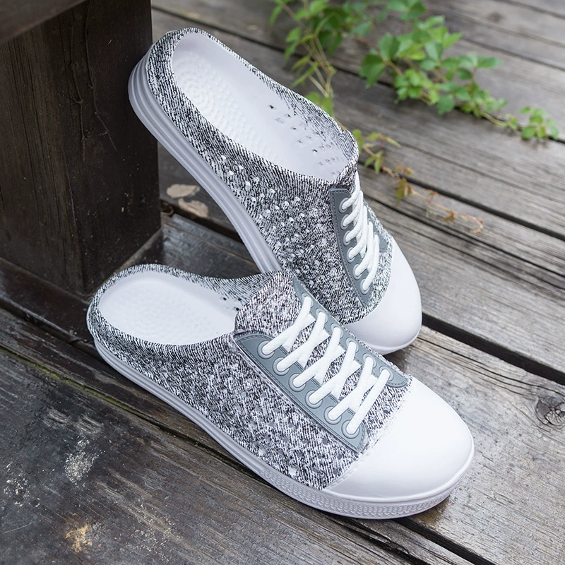 Модные новые туфли с дырками 2023 летние дышащие полые повседневные сандалии, женские уличные пляжные туфли, сандалии