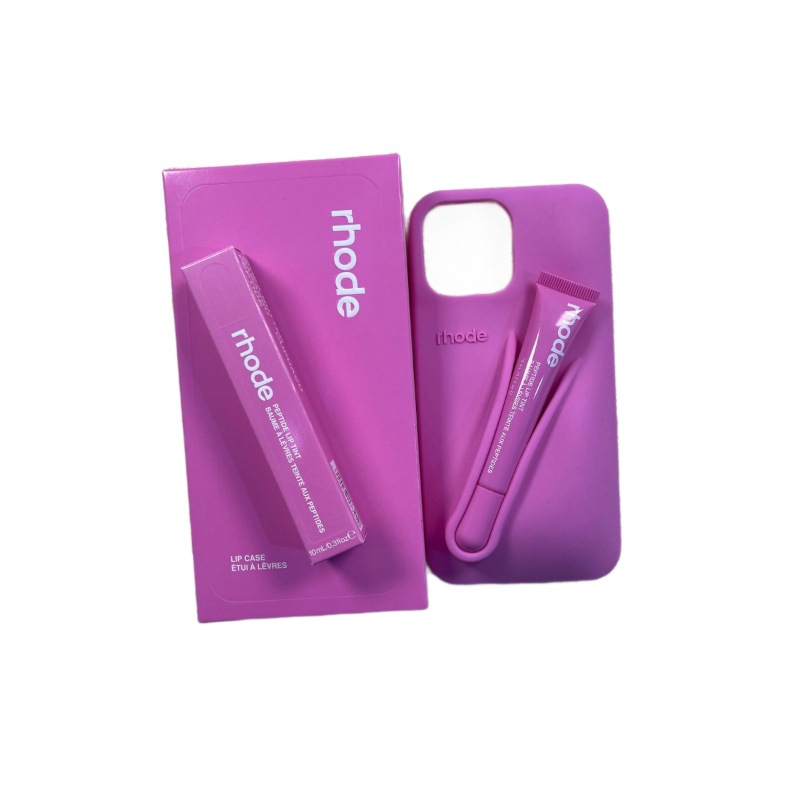 ng2510227 Hailey Rhode Style Lipgloss voor iPhone 16 Pro Max Series Siliconen Telefoonhoesje_voghion.com